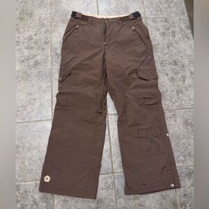 SESSIONS Brown Cargo Pants